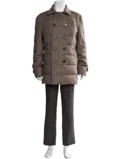 Pre-owned Brunello Cucinelli Wool Jacket In Brown