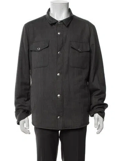 Pre-owned Brunello Cucinelli Wool Jacket In Grey