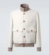 Brunello Cucinelli Wool Jacket In White