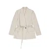 Brunello Cucinelli Wool Jacket Women In White