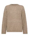 Brunello Cucinelli Dazzling Cable Sweatshirt