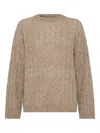 Brunello Cucinelli Dazzling Cable Sweatshirt