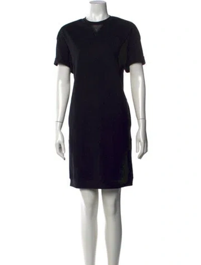 Pre-owned Brunello Cucinelli Wool Knee-length Dress In Black