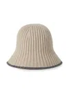 Brunello Cucinelli Virgin Wool-blend Bucket Hat In Beige
