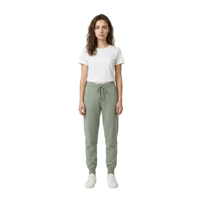 Brunello Cucinelli Wool Knit Joggers In Green