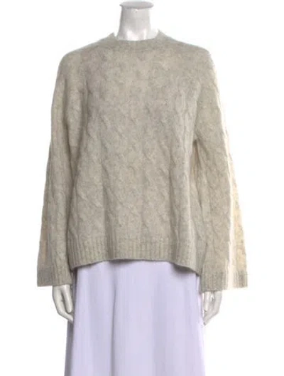 Pre-owned Brunello Cucinelli Wool Mock Neck Sweater In Multi