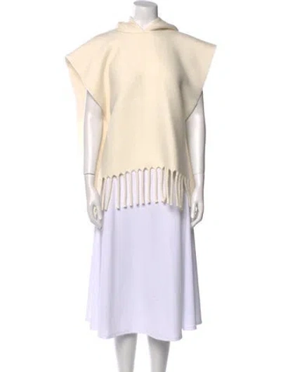 Pre-owned Brunello Cucinelli Wool Mock Neck Sweater In Neutral