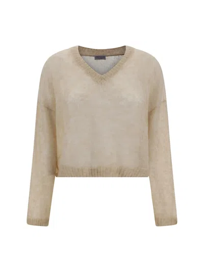 BRUNELLO CUCINELLI WOOL MOHAIR SWEATER