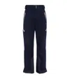 Brunello Cucinelli Mountain Padding Contrast Side-zip Trousers In Blue