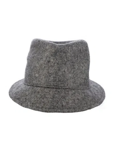 Pre-owned Brunello Cucinelli Wool Newsboy Cap In Grey