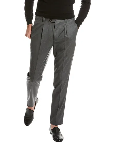 Brunello Cucinelli Wool Pant In Gray