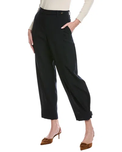 Brunello Cucinelli Wool Pant In Black