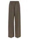 Brunello Cucinelli Elastic Waist Casual Pants In Brown