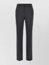 Brunello Cucinelli Wool Pants With Belt Loops And Pockets