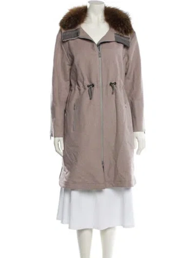 Pre-owned Brunello Cucinelli Wool Parka In Gray