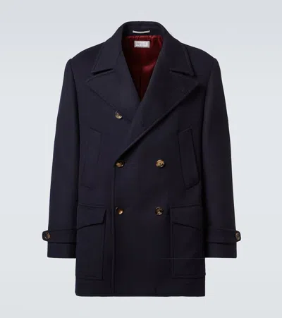 Brunello Cucinelli Wool Peacoat