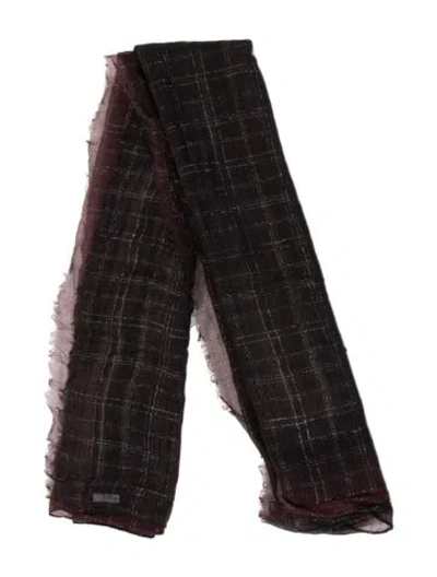 Pre-owned Brunello Cucinelli Wool Printed Shawl In Multi