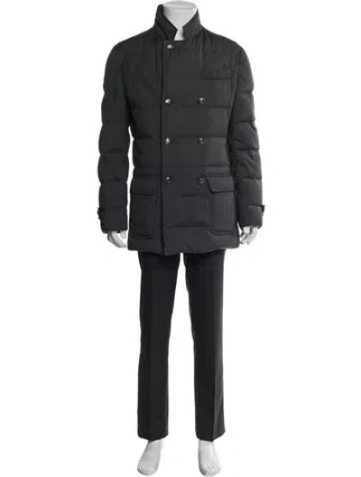 Pre-owned Brunello Cucinelli Wool Puffer Coat In Gray