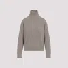 Brunello Cucinelli Wool Cashmere Silk Pullover In Gray