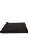 Brunello Cucinelli Cashmere Scarf With Unique Necklace Detail In Black