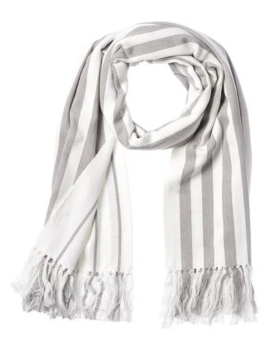 Brunello Cucinelli Wool Scarf In Gray