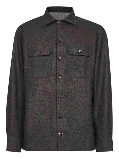 BRUNELLO CUCINELLI BRUNELLO CUCINELLI WOOL SHIRT