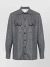 Brunello Cucinelli Flap Pocket Long-sleeved Shirt