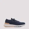 Brunello Cucinelli Wool Shoes In Blue