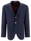 BRUNELLO CUCINELLI BRUNELLO CUCINELLI BLUE WOOL BLAZER