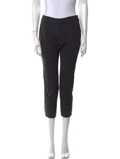 Pre-owned Brunello Cucinelli Wool Skinny Leg Pants In Black