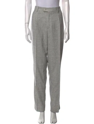 Pre-owned Brunello Cucinelli Wool Skinny Leg Pants In Black