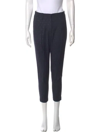 Pre-owned Brunello Cucinelli Wool Skinny Leg Pants In Blue