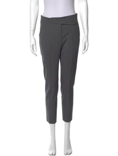 Pre-owned Brunello Cucinelli Wool Skinny Leg Pants In Gray