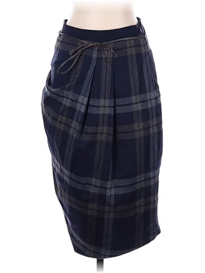 Pre-owned Brunello Cucinelli Wool Skirt In Blue
