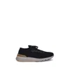 Brunello Cucinelli Men Sneaker In Maglia Di Cotone In Black