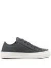 Brunello Cucinelli Wool Sneakers In Gray