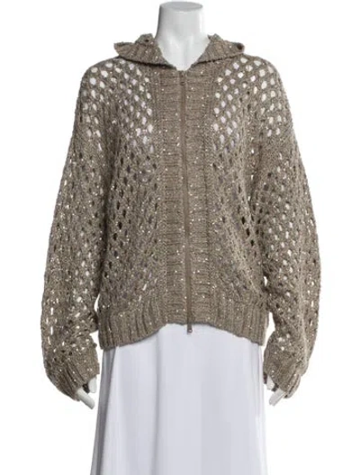 Pre-owned Brunello Cucinelli Wool Sweater In Neutral