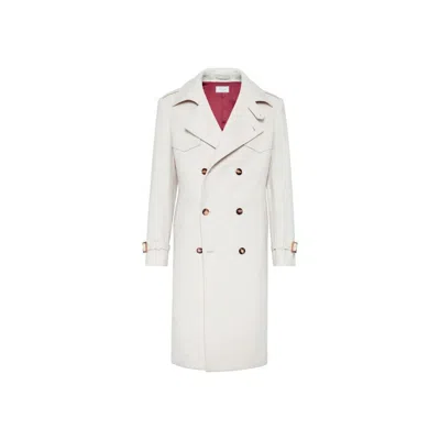 BRUNELLO CUCINELLI WOOL TRENCH COAT