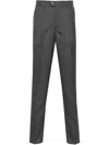 Brunello Cucinelli Dark Grey Classic Trousers In Neutral