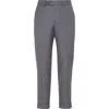 Brunello Cucinelli Men's Batavia Formal Fit Trousers In Grey