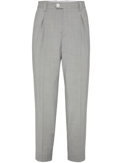 BRUNELLO CUCINELLI WOOL TROUSERS