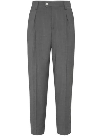 BRUNELLO CUCINELLI WOOL TROUSERS