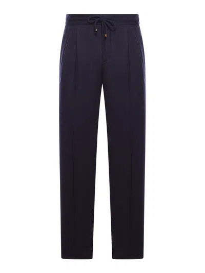 Brunello Cucinelli Wool Trousers With Pleats