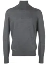 Brunello Cucinelli Turtleneck Sweater Long Sleeves In Grey