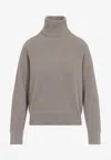 Brunello Cucinelli Wool Cashmere Silk Pullover In Gray
