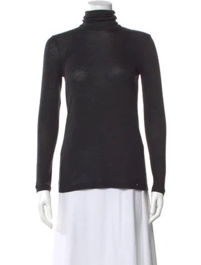 Pre-owned Brunello Cucinelli Wool Turtleneck Sweater In Gray