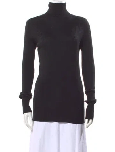 Pre-owned Brunello Cucinelli Wool Turtleneck Sweater W/ Tags In Black