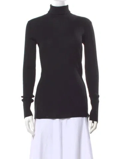 Pre-owned Brunello Cucinelli Wool Turtleneck Sweater W/ Tags In Black