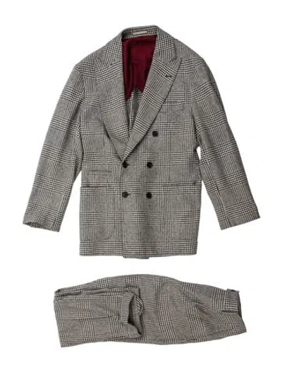 Pre-owned Brunello Cucinelli Wool Two Piece Suit In Black