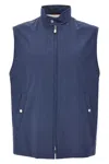 Brunello Cucinelli Wool Vest With Sleeveless Design And Button Accents